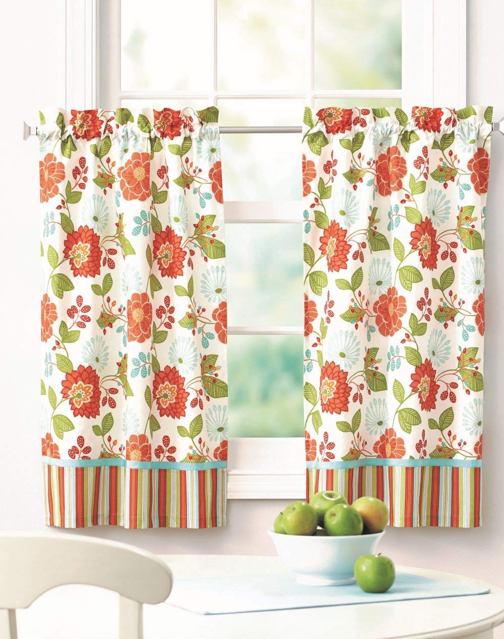 Buy Better Homes Gardens Floral Bloom Flowers Jacobean Stripe Tier Pair