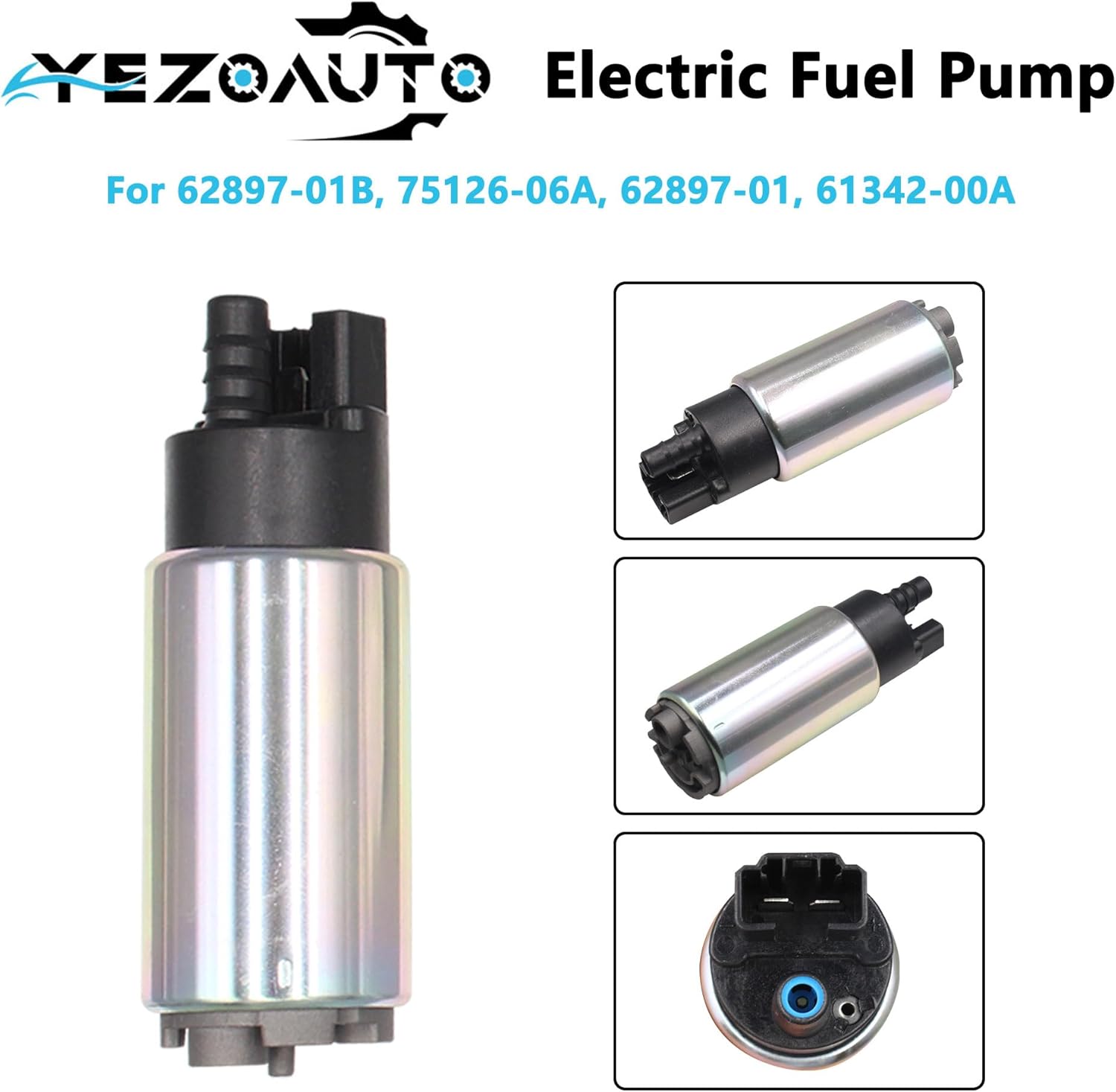 Fuel Pump for Harley-Davidson Touring Electra Glide Classic/Ultra Classic/Touring Road Glide/CVO/Road King/Classic 2000-2001 & CVO Fat Boy Softail 2003-2007 Replaces 61342-00A - Image 2