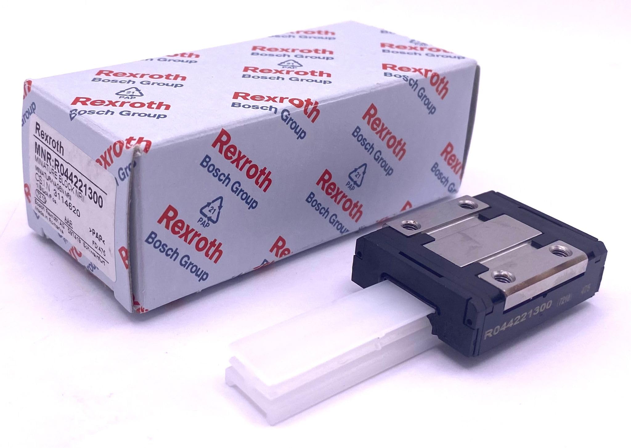 Bosch REXROTH R044221300 Linear Ball Bearing Unit 12x27x34.80 mm