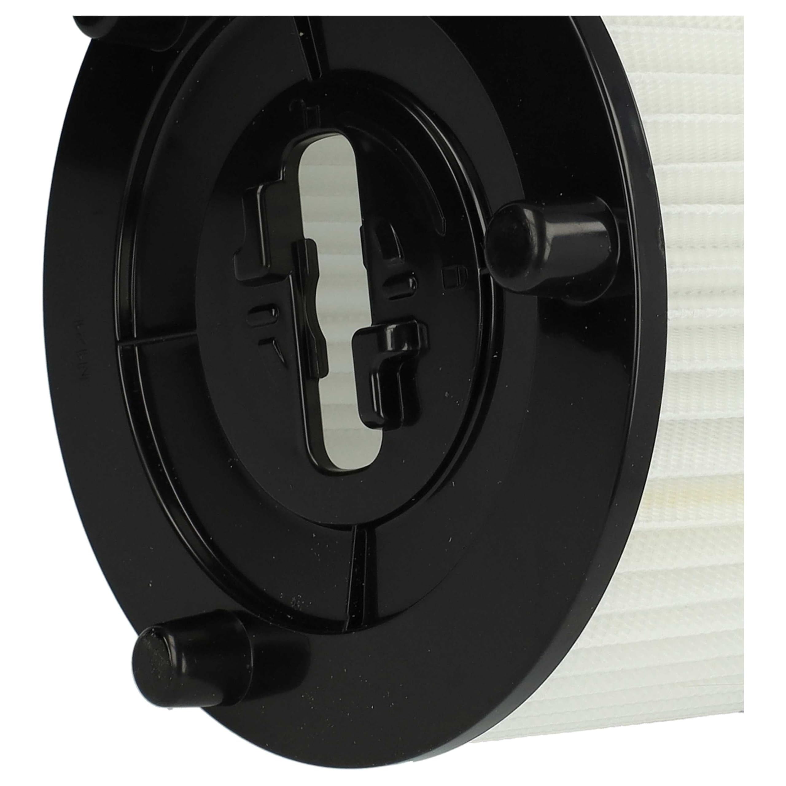 vhbw 4x Filtro plisado compatible con Bosch AdvancedVac 20 | UniversalVac 15 aspiradora - blanco lavable