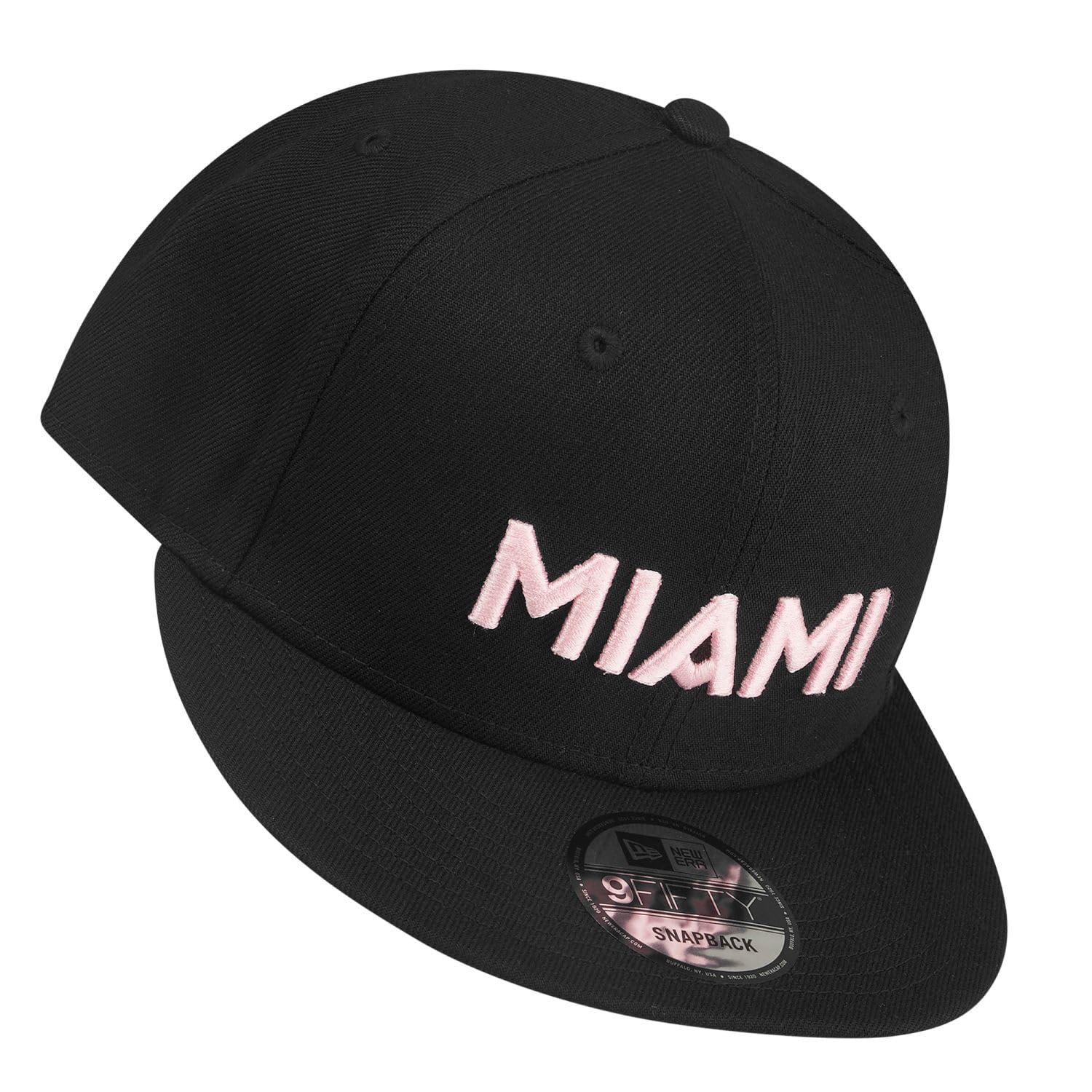 New Era 9Fifty Snapback Cap MLS Inter Miami, nero, Nero , Taglia unica