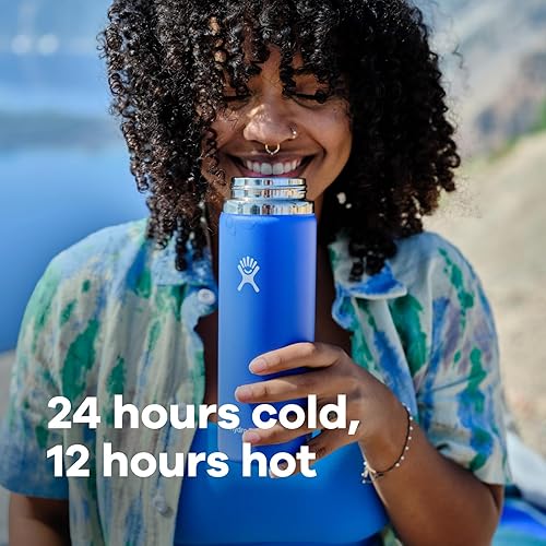 Miniatura 2 de Hydro Flask Wide Mouth Bottle with Flex Cap 32 oz Laguna