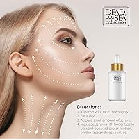 Vista 7 de Dead Sea Collection Suero para la cara con colágeno 3X, minerales del mar muerto y vitamina E, hidratante nutritivo antienvejecimiento