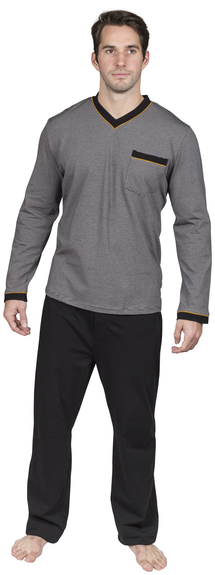 Yugo Sport Pajamas for Men Cotton Knit - Pajama Set – Loungewear - Men's PJ