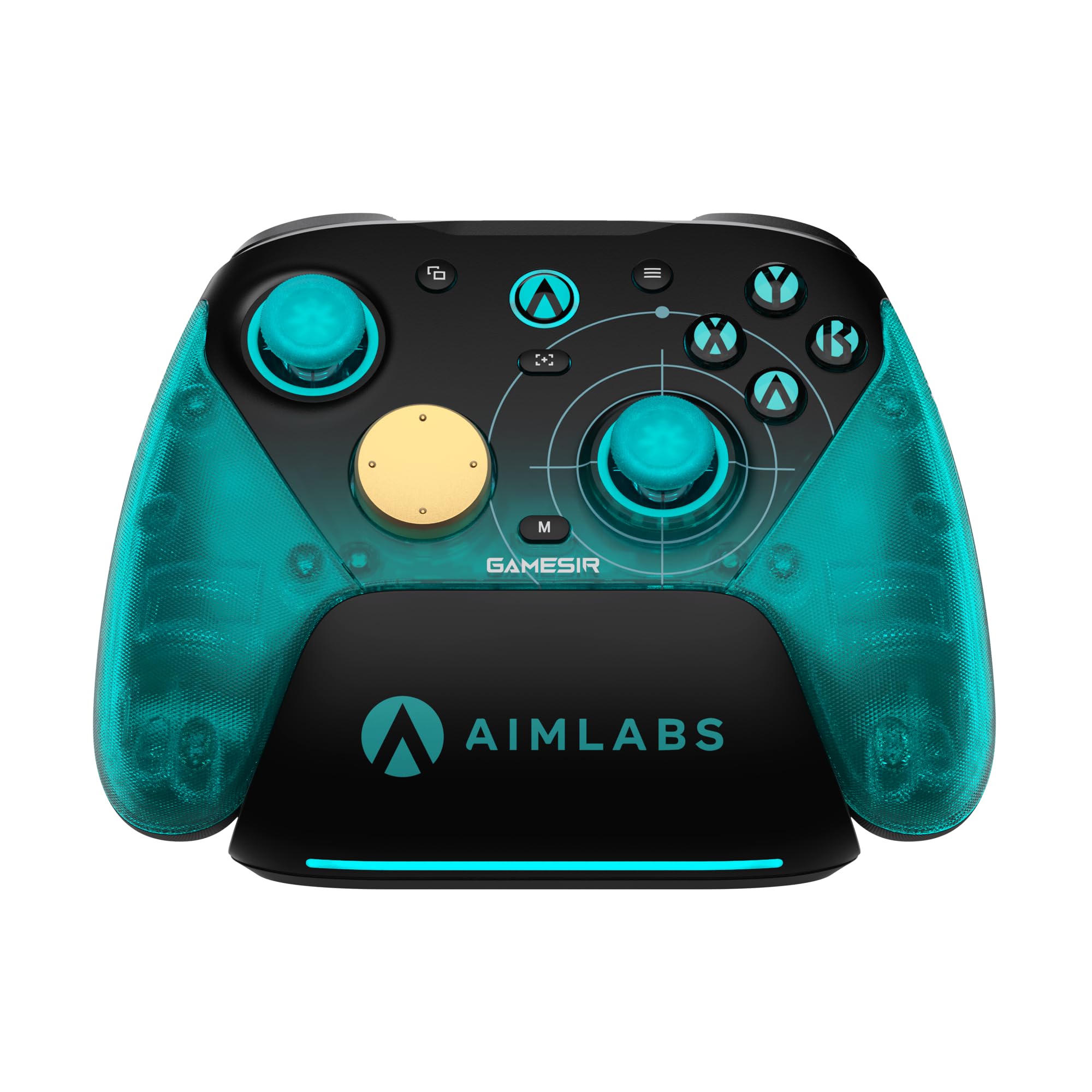 GameSir G7 Pro 8K PC Wireless Controller, Aimlabs Edition – 8000Hz Polling Rate Wired & 2.4G, TMR Joysticks Anti-Stick Drift, Hall Effect Analog Triggers, Esports Gamepad for Windows PC with 3.5mm Audio