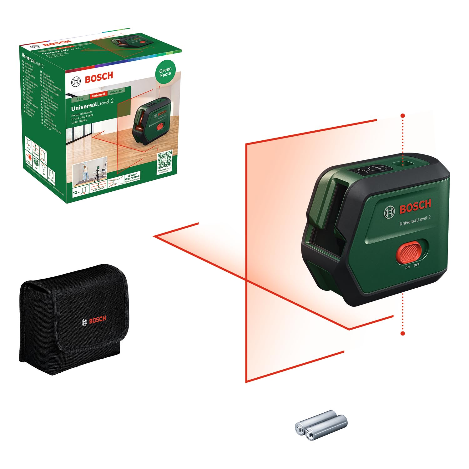 Bosch Cross line Laser UniversalLevel 2 [Gen 1] Basic