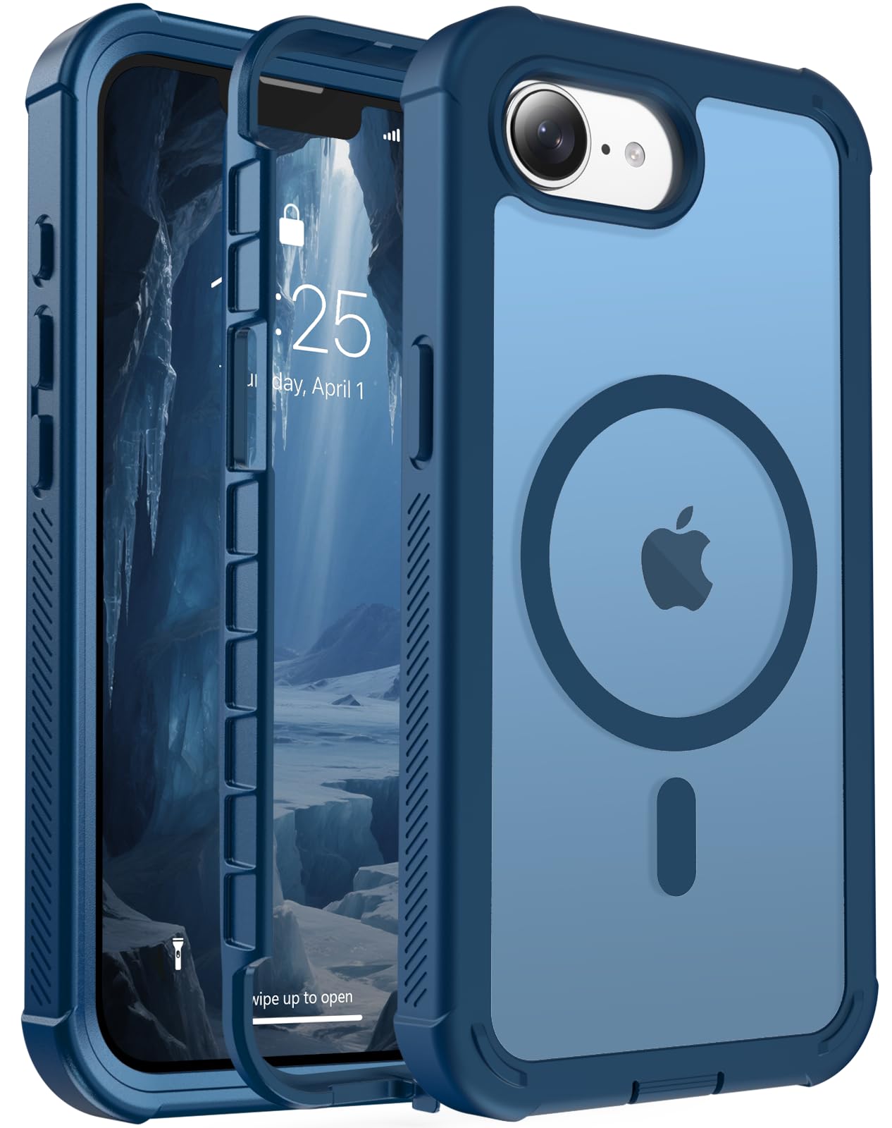 jaroco Magnetic for iPhone 17e Case&amp; iPhone 16e Case Deep Blue