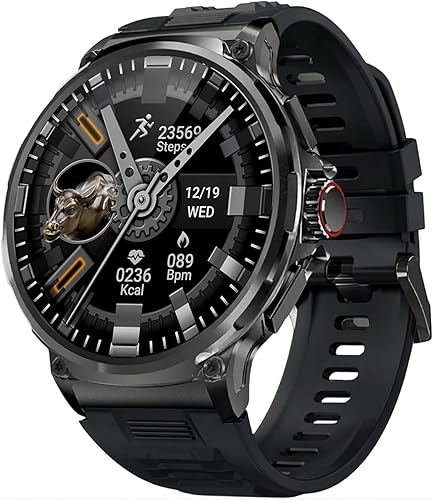 Deedlite Zeus 2.0 Smartwatch Herren, 1,85 Zoll Display, Bluetooth A…