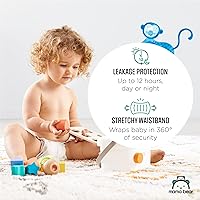 Vista 7 de Marca Yaxa - Pañales Mama Bear de toque suave, talla 5, 33