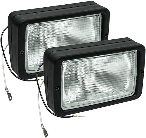 JCB 70031800 LUZ DE TRABAJO 12V (LH+RH) Par para 2CX, 3CX, 4CX, 5CX, 214, 215, 216, 217, 1400B, 1550B, 1600B, 1700B, MIDI CX Luz delantera para