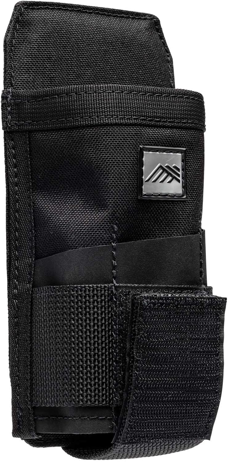 The Diamondback Wingman X - Versatile Carpenter & Electrician Tool Pouch Can be Used as Snips Holster or Hammer Loop - Durable Small Tool Pouch with Belt Clip (8", 4", 2.75")