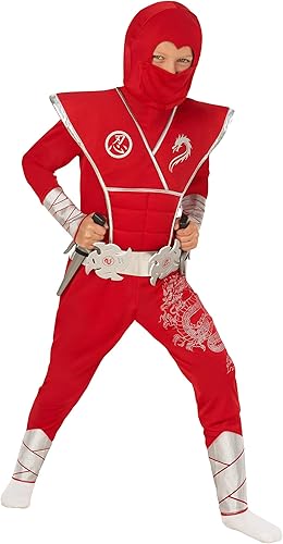 Miniatura 4 de Morph Red Ninja Costume For Boys Halloween Costumes For Boys Ninja Kids Costumes Ninja Outfit Kids