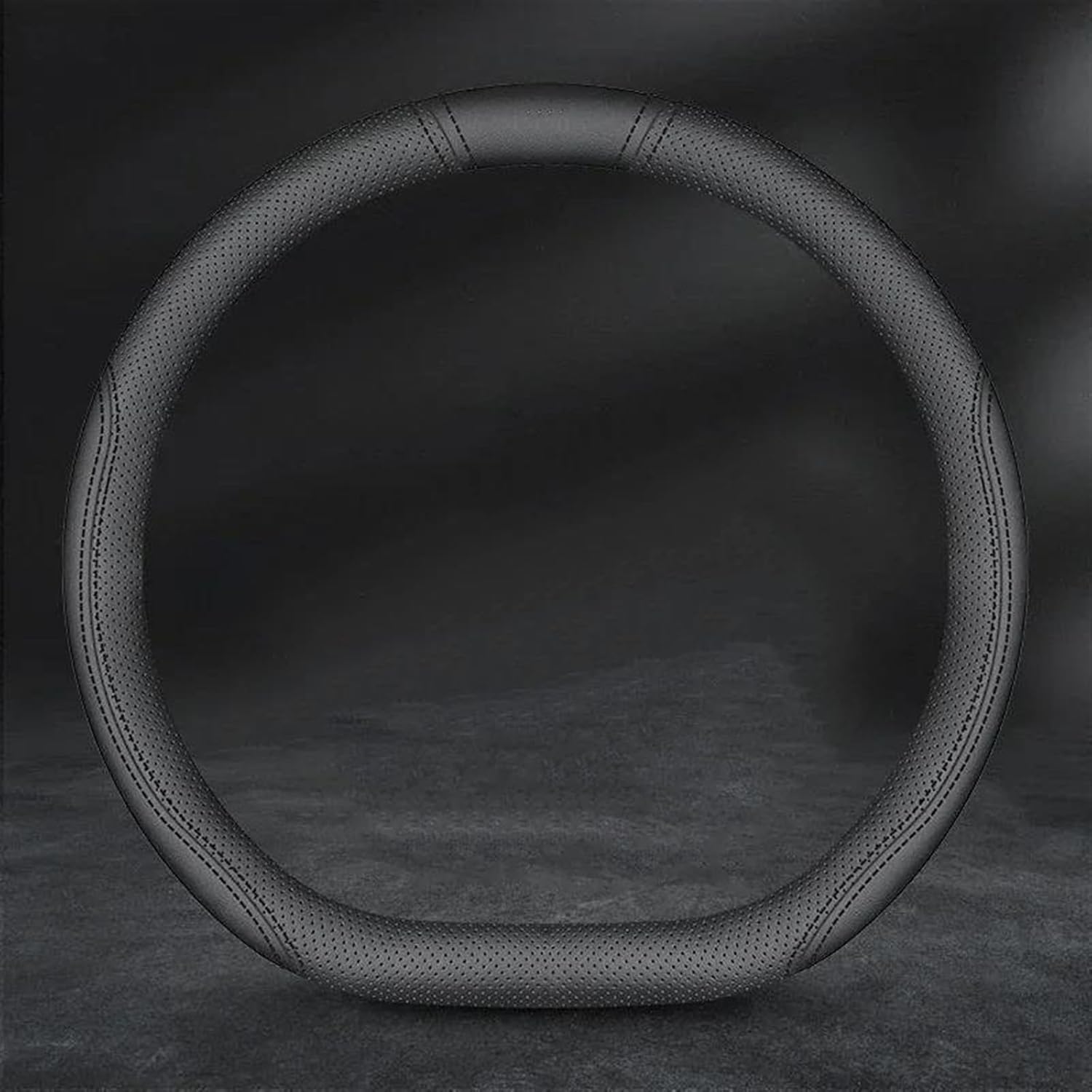 Steering Wheel for Changan for UNI-K UNI-T CS15 CS35 CS55 CS75 Plus CS85 for Coupe CS95 Alsvin CX70 Car Suede Leather Steering Wheel Cover Accessories(Color:D tyle 2 black4)