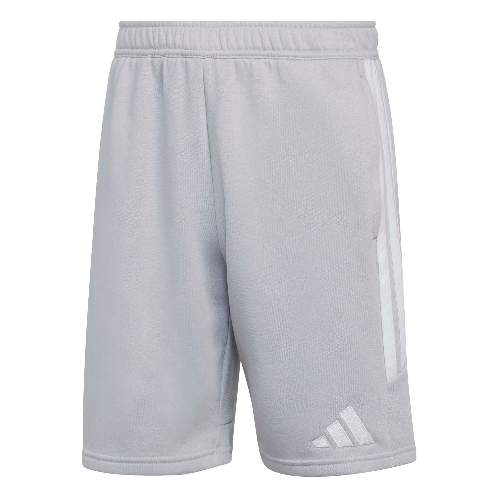 adidas Men's Tiro 26 League Sweat Shorts, Team Light Grey/White, 3XL