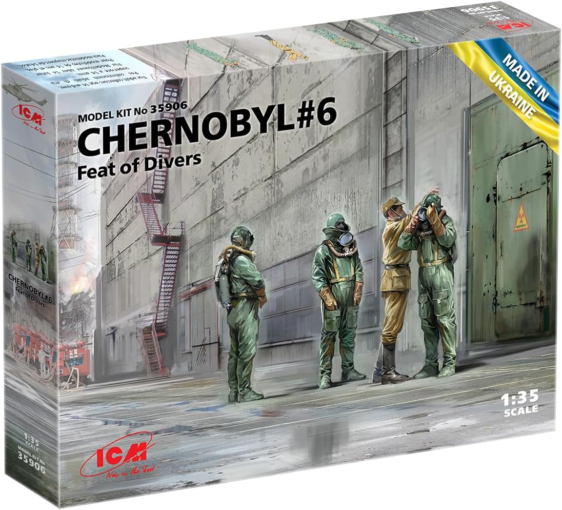 ICM 35906 - Chernobyl#6. Feat of Divers (3 Figures) (100% New molds) - Scale 1:35