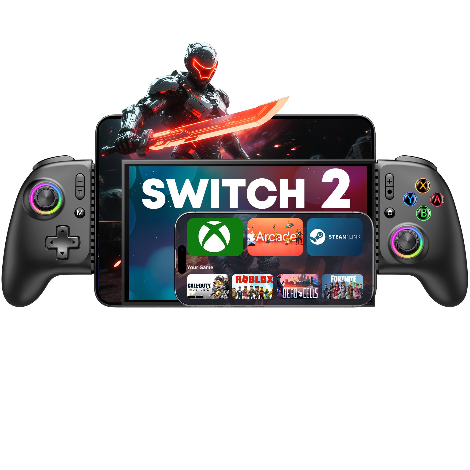 Amazon.co.jp: スマホ コントローラー Switch 2/Switch/OLED/IOS