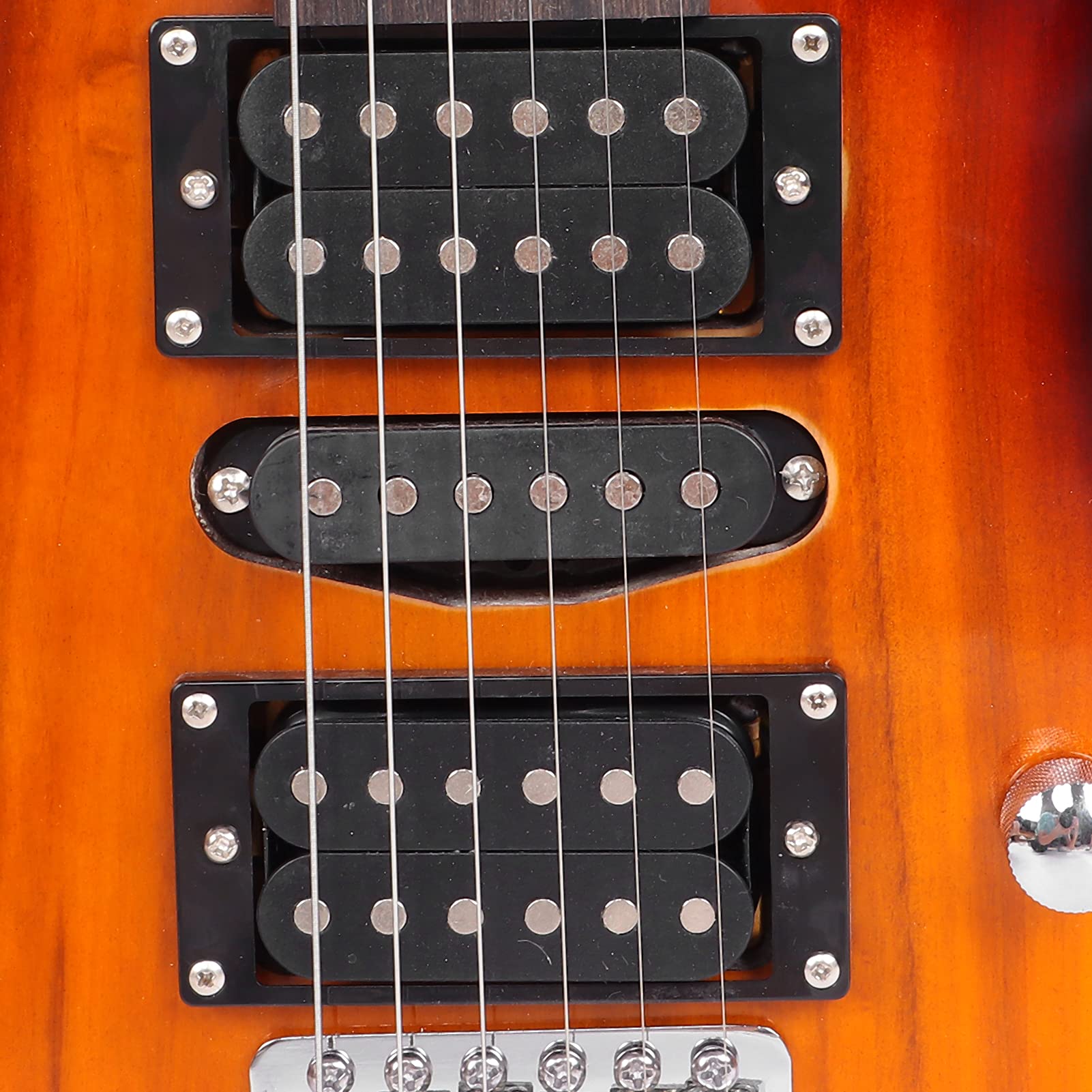 Zestaw do gitary elektrycznej, akcesoria do instrumentów muzycznych Elegancki design Zestaw do gitary elektrycznej „wszystko w 1” Wytrzymały i trwały na pedał na struny
