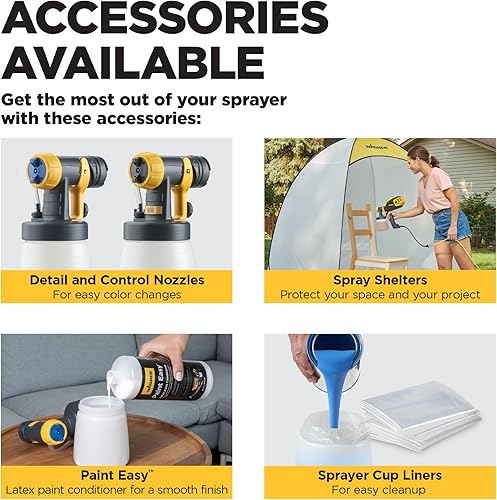 Miniatura 8 de Wagner Spraytech 2419326 Control Spray QX2 HVLP Pulverizador de manchas de mano, ideal para teñir vallas, cubiertas, celosías y más, 3 patrones de