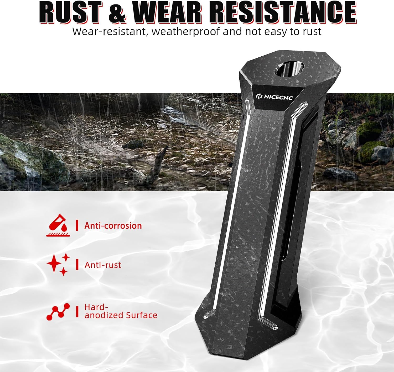 NICECNC Grab Handle Compatible with Can Am X3 Max R 4x4 DS/RS Turbo DPS 2020-2021, X3 Max RR 4x4 DS Turbo DPS 2022, See Fitments, Black