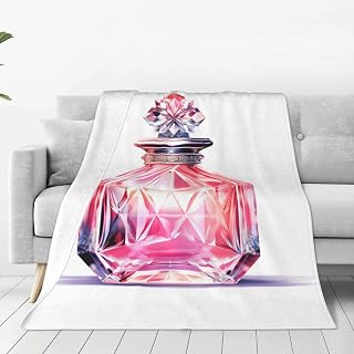 Perfume Bottle Blanket Anti Pilling Throw Blankets Cozy Durable Blankets for Office Couch Cinema Sofa Bed Gifts 40"X30"
