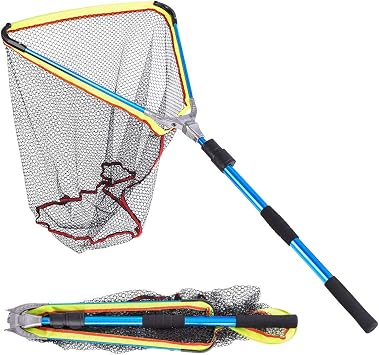 200cm / 79 Inch Telescopic Aluminum Fishing Landing Net with Extending Telescoping Pole Handle