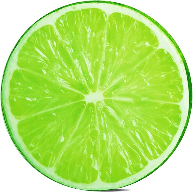 Amazon com: HYSEAS Round Throw Pillows 14 Inch Lemon 3D Print