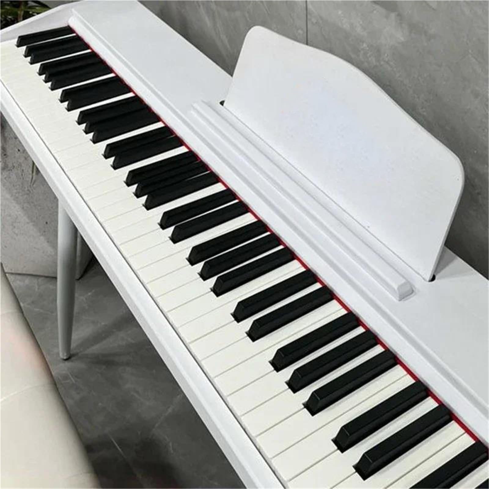 Profesjonalne Pianino Elektroniczne 88 Klawiszowe Pianino Cyfrowe Organy Elektroniczne Profesjonalna Klawiatura O Dużej Wytrzymałości Łatwa Do Grania(Brown)