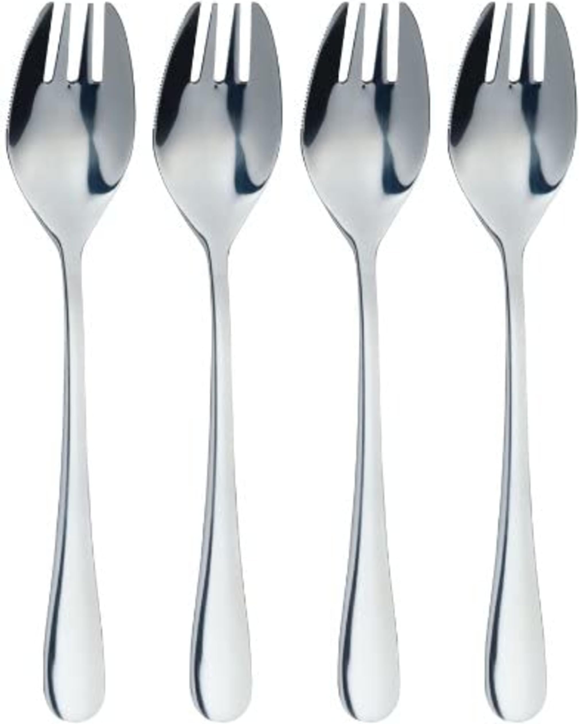 MasterClass KitchenCraft MCBUFFETF Stainless Steel Buffet Fork Set, 4 Pieces, Silver