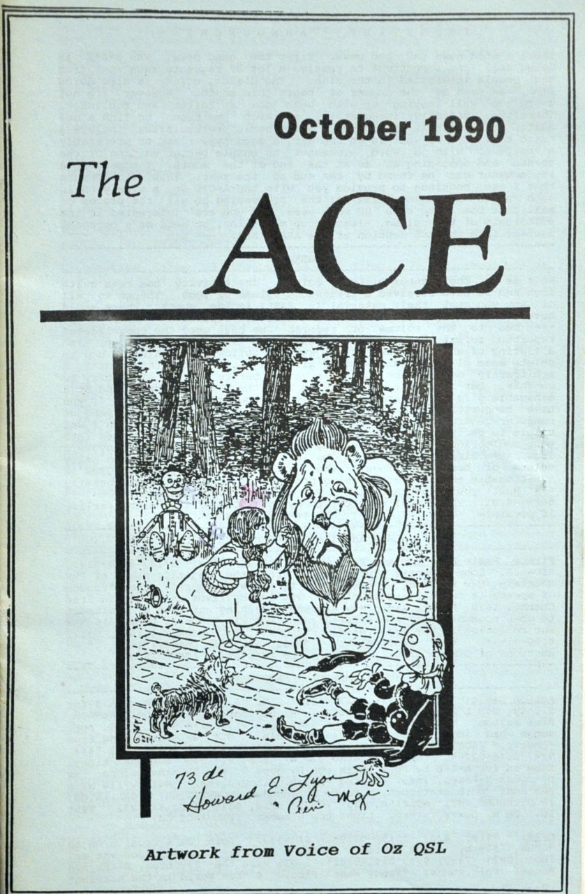 ACE: Association of Clandestine Radio Enthusiasts (October 1990) Pamphlet – January 1, 1990