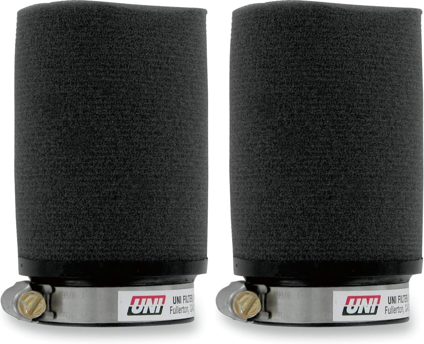 Uni Filter UP4200 Black Universal Urethane Flange Straight Clamp-On Pod Filter