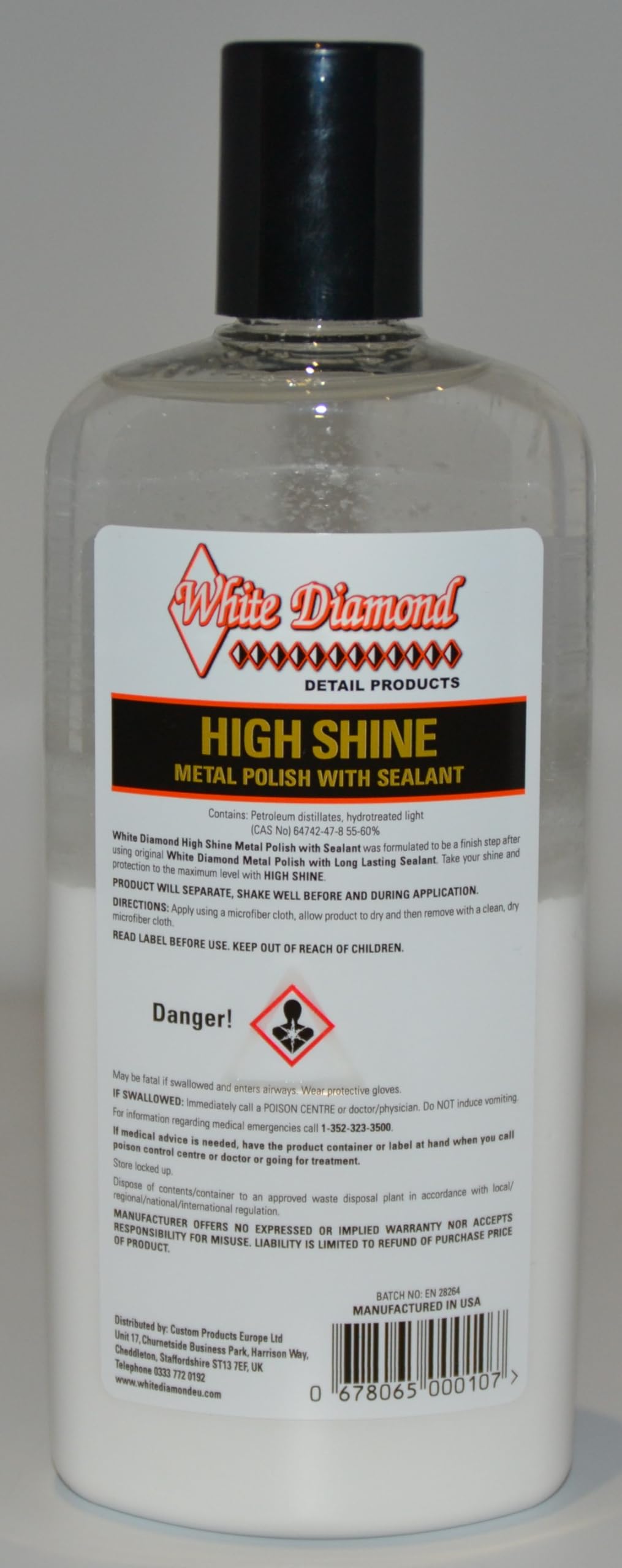 White Diamond Metallpolitur und Hochglanzpolitur mit 5 Frotteetüchern und 10 weißen Diamant-Stick-Mikrofasertüchern