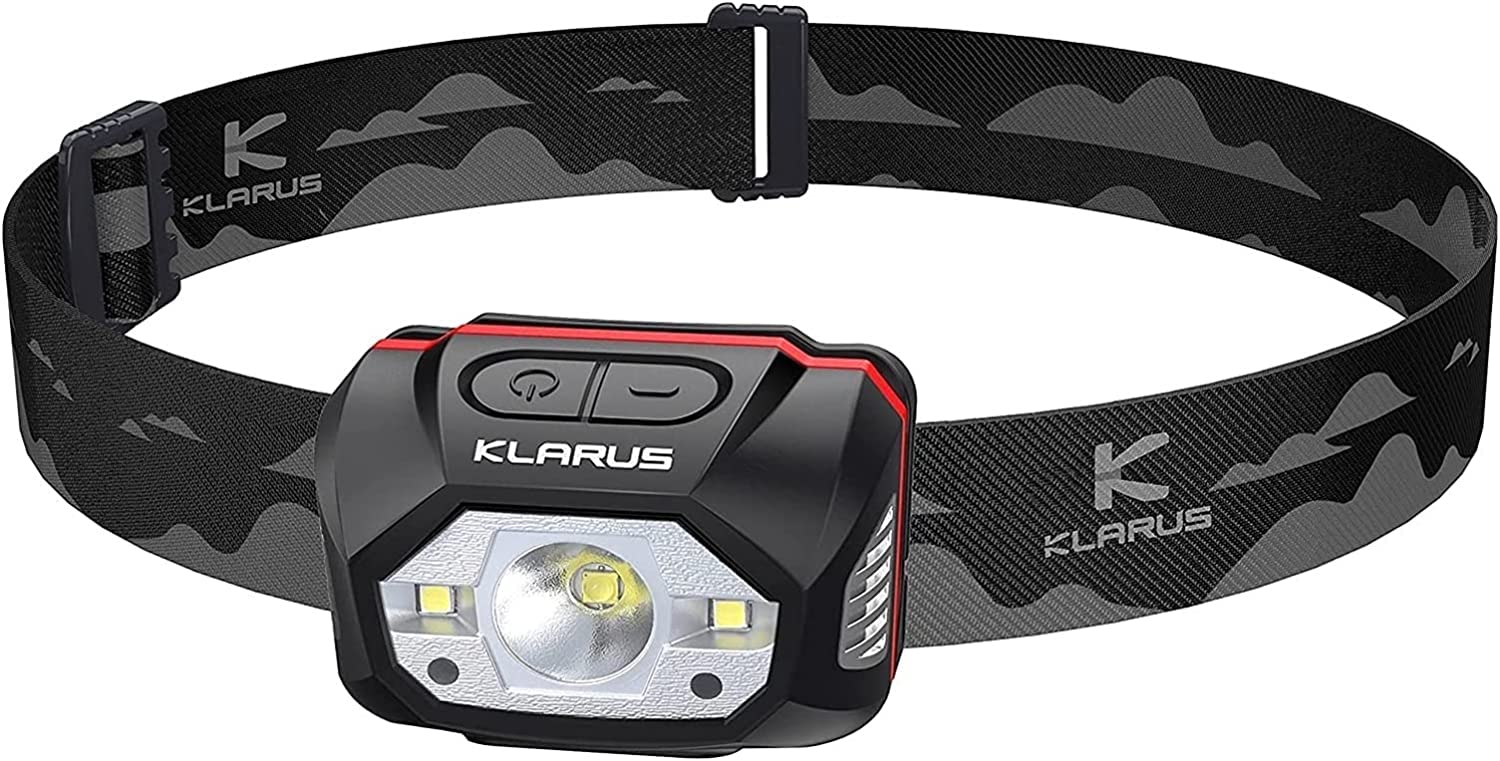 Latarka czołowa czołówka， Latarka czołowa LED z akumulatorem i czujnikiem ruchu, czas pracy do 70 godzin, akumulator 1800 mAh, latarka czołowa z akumulatorem USB