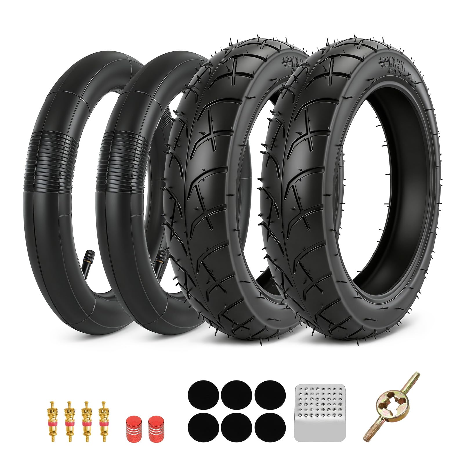 FVRITO 12.5x2.25 Tire and Inner Tube Set