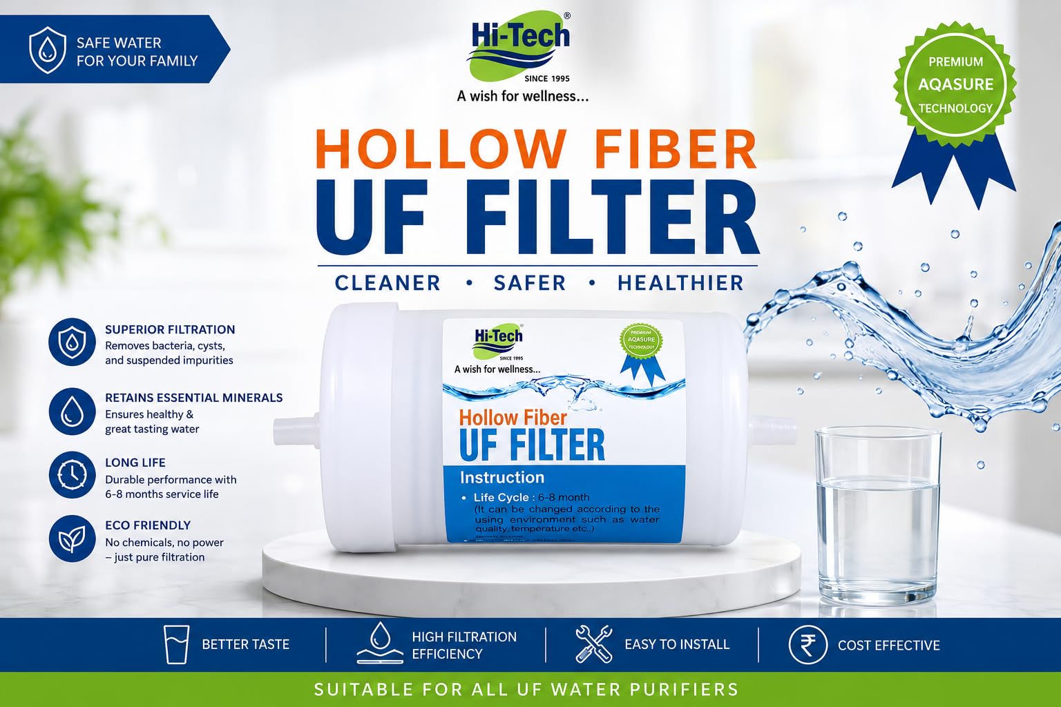 Hi-Tech UF Membrane Filter - Pure Water -4