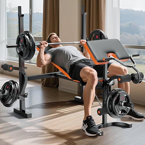 Miniatura 8 de XDDIAS Placas de peso de goma para barra, placa de agarre olímpico de 2 pulgadas para entrenamiento de fuerza, levantamiento de pesas y culturismo