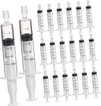 Luxshiny 20 Pack 5ML Perfume Dispenser Pump Travel Essential Oils Liquid Refill Tool Fragrance Atomizer with Transfer for Perfume and Cosmetics