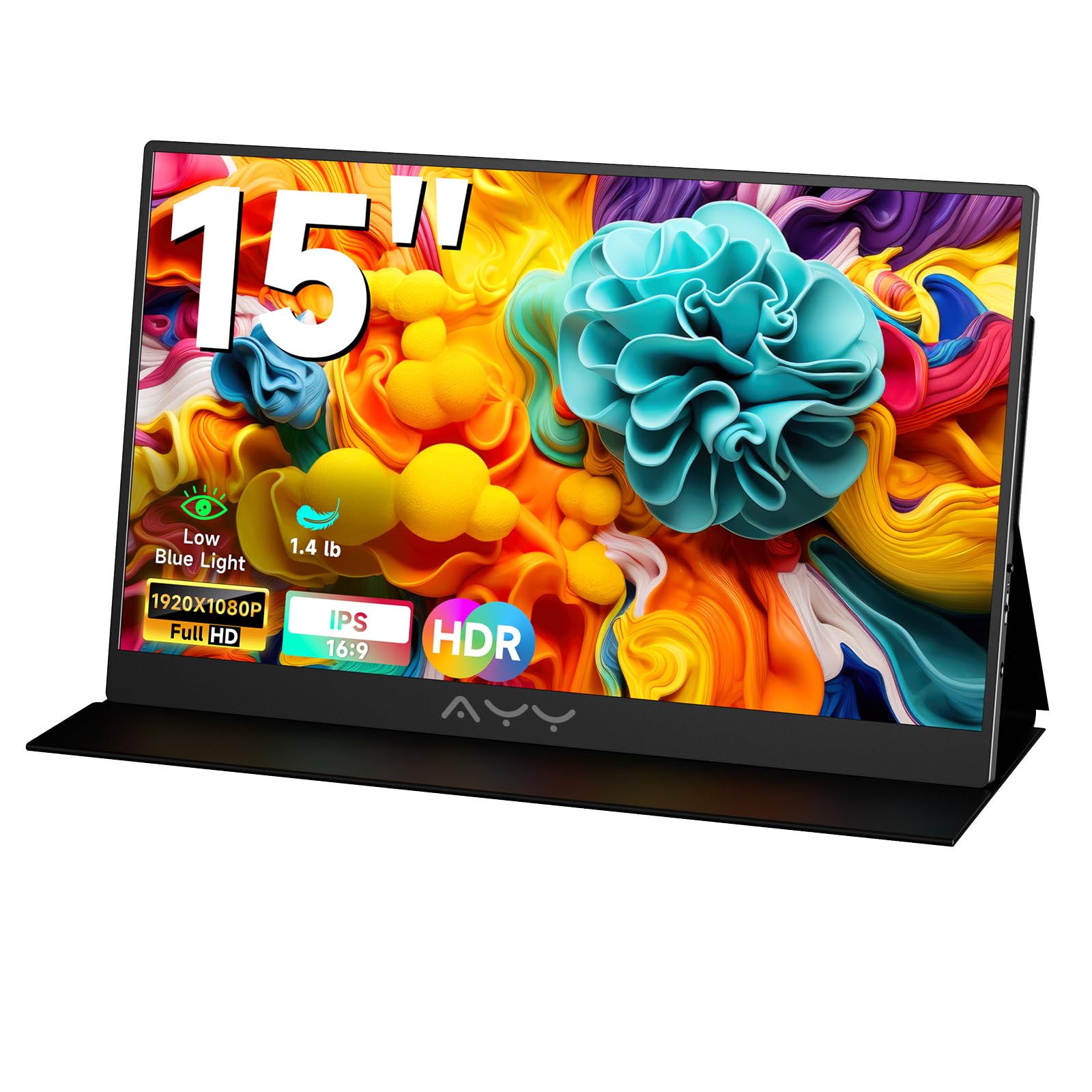 Amazon.com: memzuoix 15inch Portable Monitor FHD 1080P | 100% sRGB