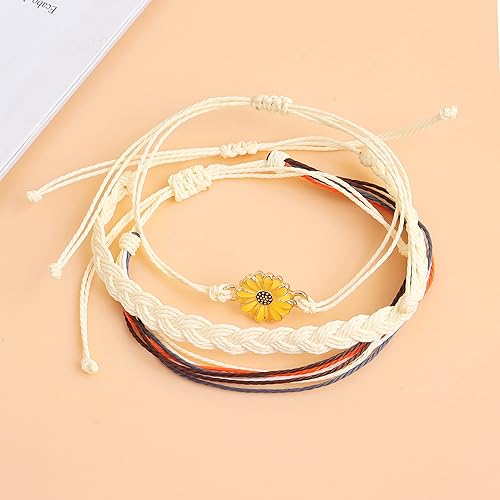 Miniatura 6 de Long tiantian Friendship Bracelets Boho Anklets for Women Waterproof String Bracelets Summer Beach Jewelry Trendy Stuff Adjustable Wave Surfer