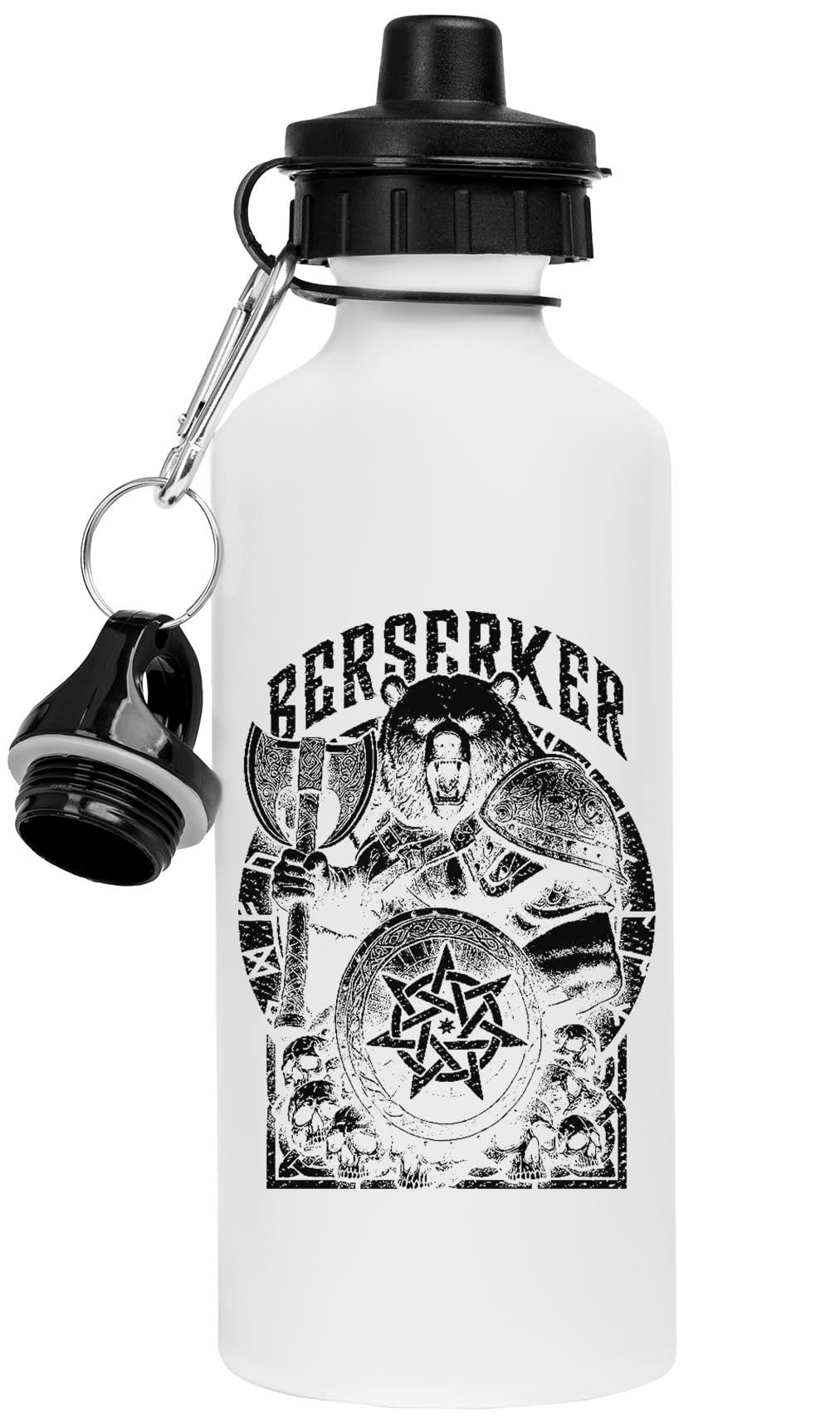 Guerrier Viking tasse à café en céramique blanche pour le bureau et la maison