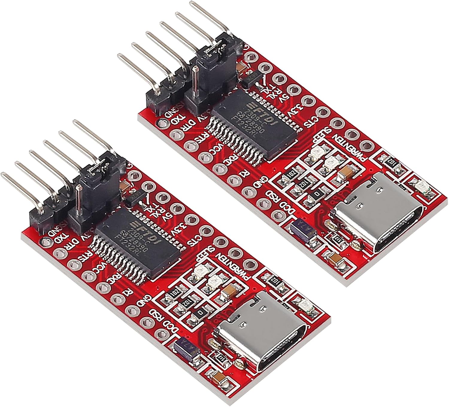 amazon.co.uk - DORHEA 2Pcs FT232RL FTDI USB 3.3V 5.5V to TTL Serial Adapter Module