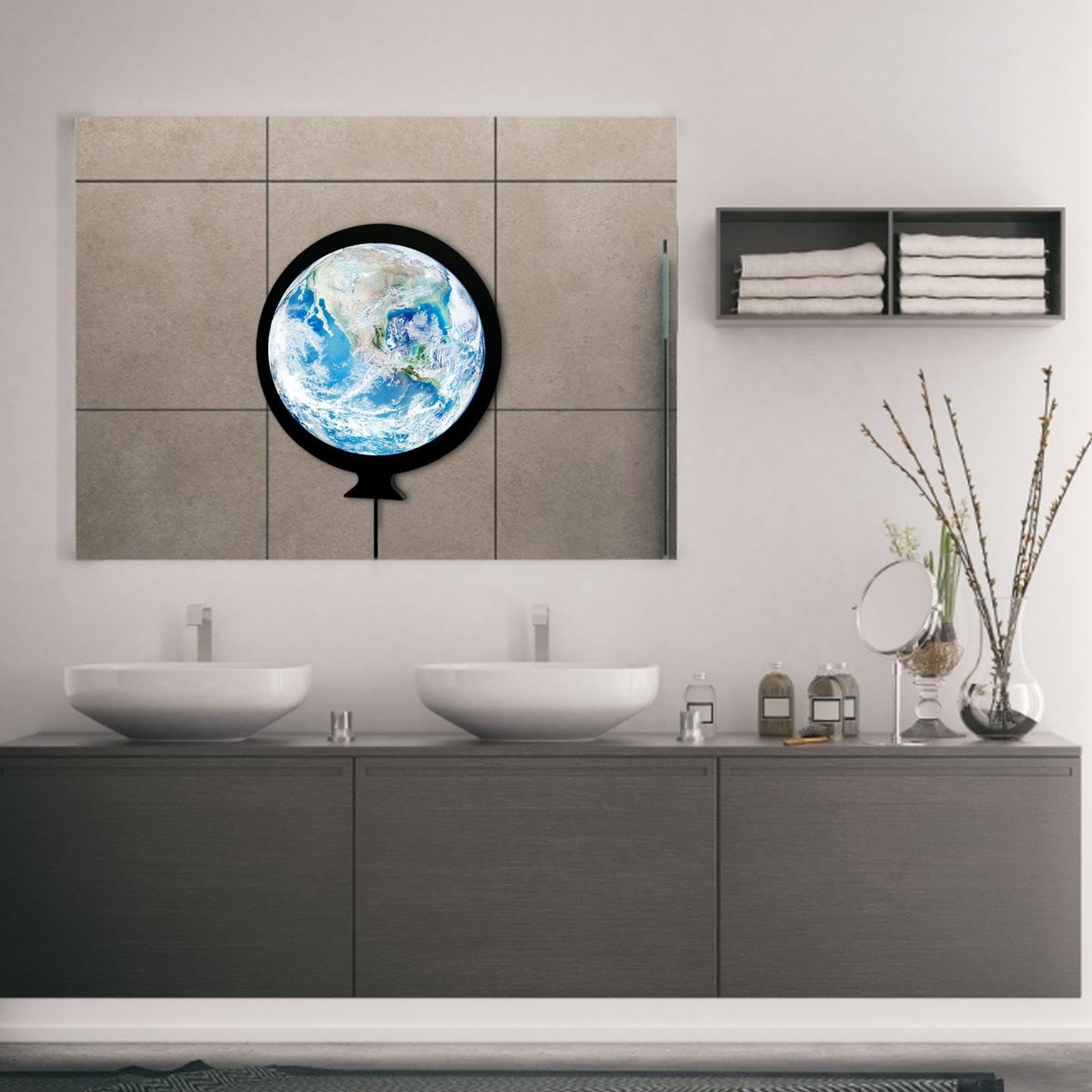 Specchio da Trucco con a LED Illuminazione LED Regolabile Per Arredamento