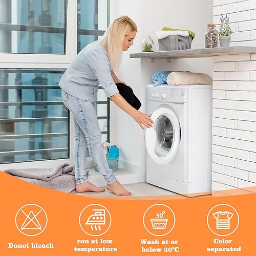 Miniatura 4 de Paquete de 3 divertidos delantales de cocina para mujeres y hombres, delantales de cocina negros a prueba de aceite con bolsillos ajustables, regalo