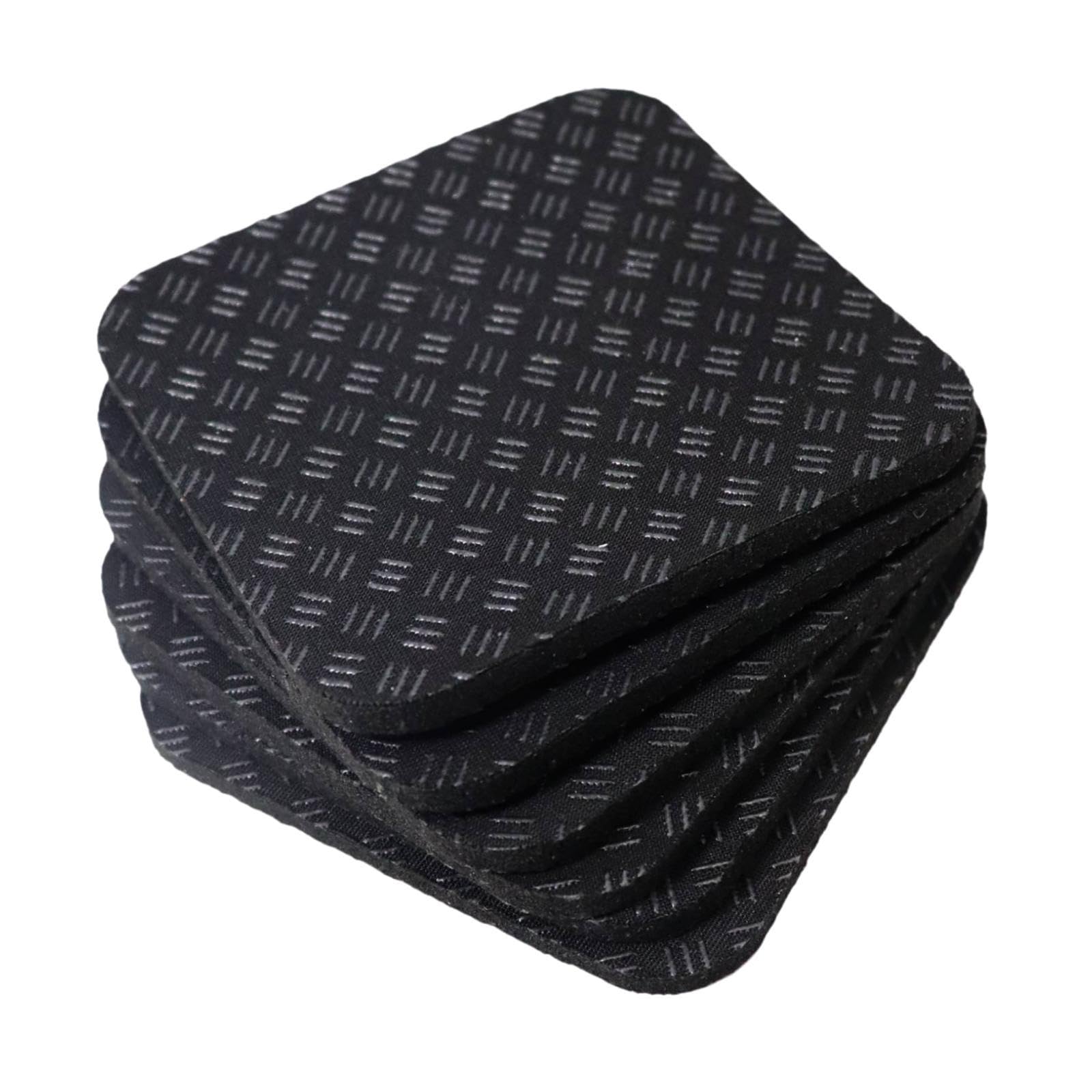 Treadmill Mat Pad Rubber Anti Vibration for Treadmill Apartment Weight Bench 10mm 6PCS | Exercise Mats | Fitness Equipment & Gear | Fitness Running & Yoga-image-4