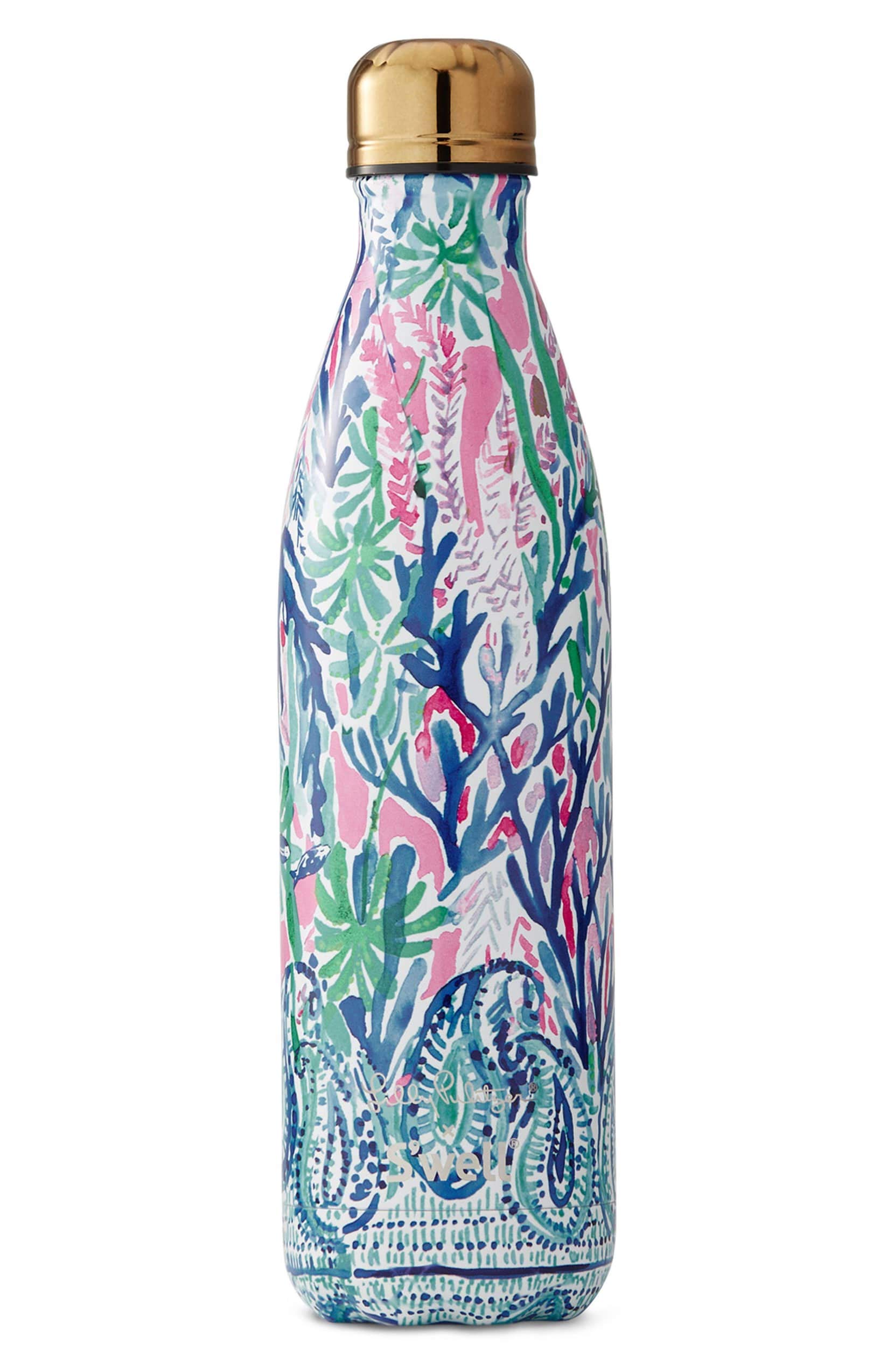 Lilly Pulitzer Swell Jet Stream 25-Ounce Stainless Steel Water Bottle