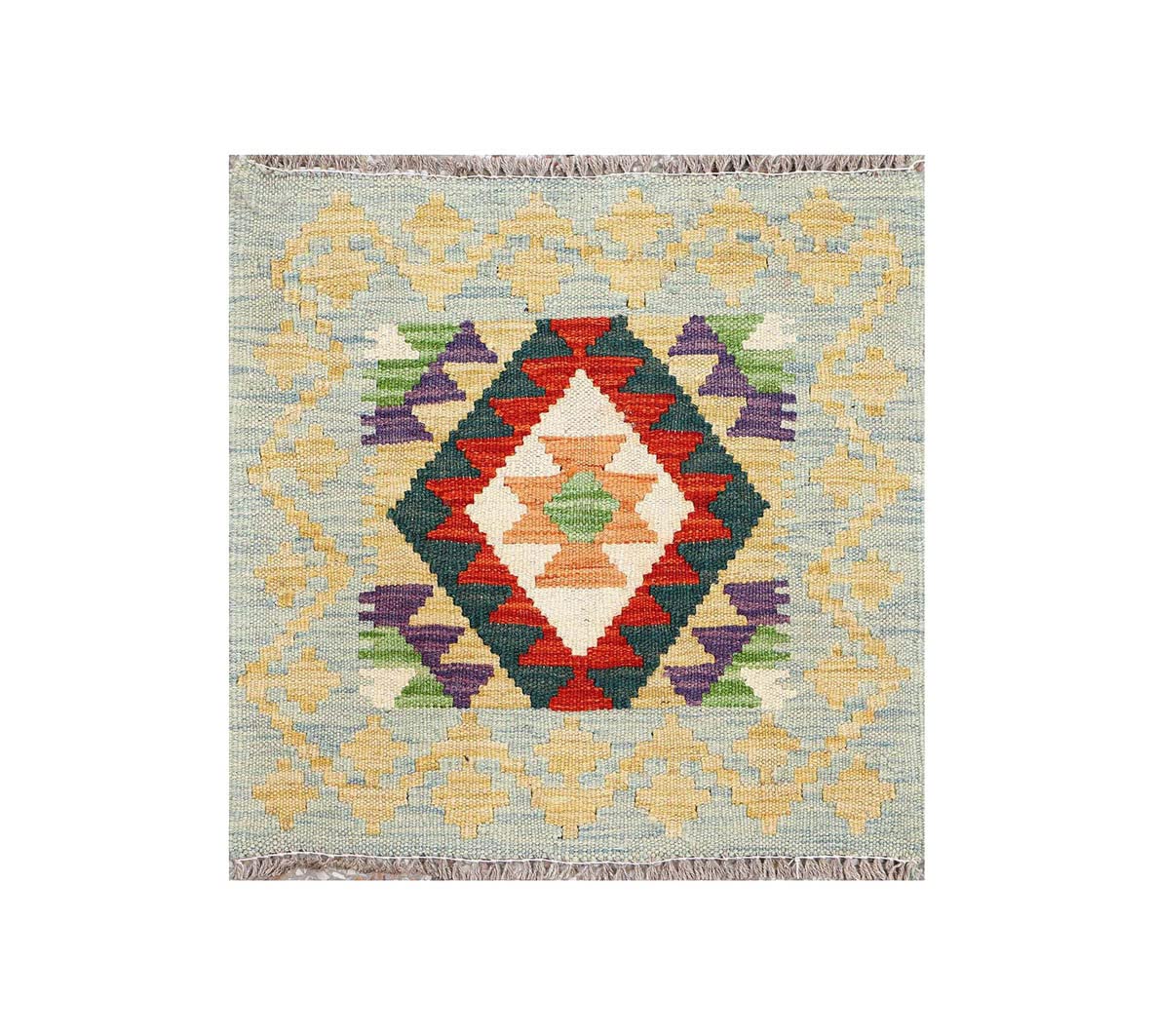 Tapis Afghan Maimana Kelim tissé main pour réchauffer votre foyer