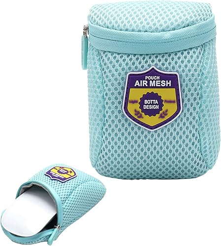 Funda de viaje para ratón, funda protectora universal para ratón, pequeña bolsa de almacenamiento con cierre de cremallera, organizador de mouse