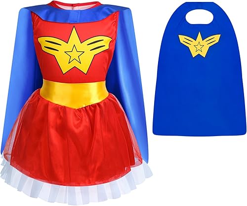 Miniatura 4 de Jeowoqao Disfraces de vestir para niñas pequeñas, ropa de vestir de princesa para niñas pequeñas, juego de disfraces para niños con disfraces de