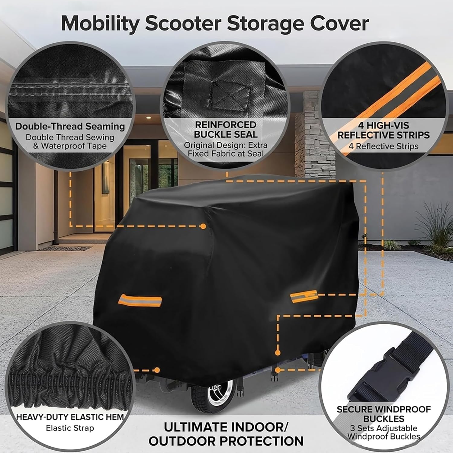 Housse Scooter Mobilité pour Enhance Mobility Transformer Travel (T3000)