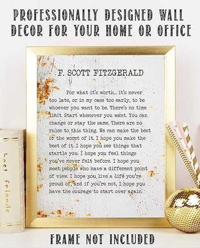 Vista 58 de To Be Nobody But Yourself - E.E. Cummings 11x14 Unframed Motivational Wall Art - Literature Book Posters for English Classroom, Home Office or