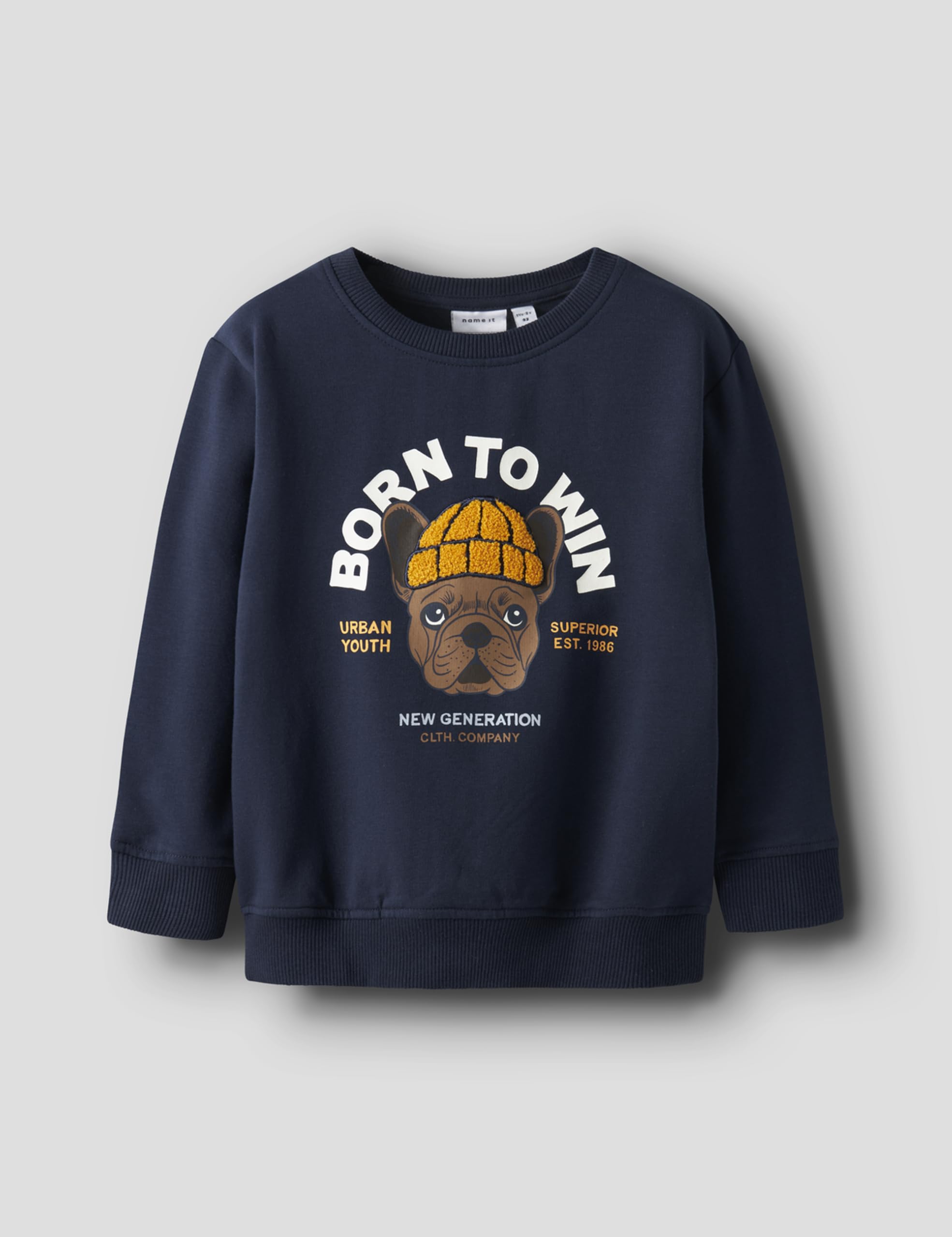 NAME IT Jungen Nmmriguna Ls Nreg Sweat Bru Box